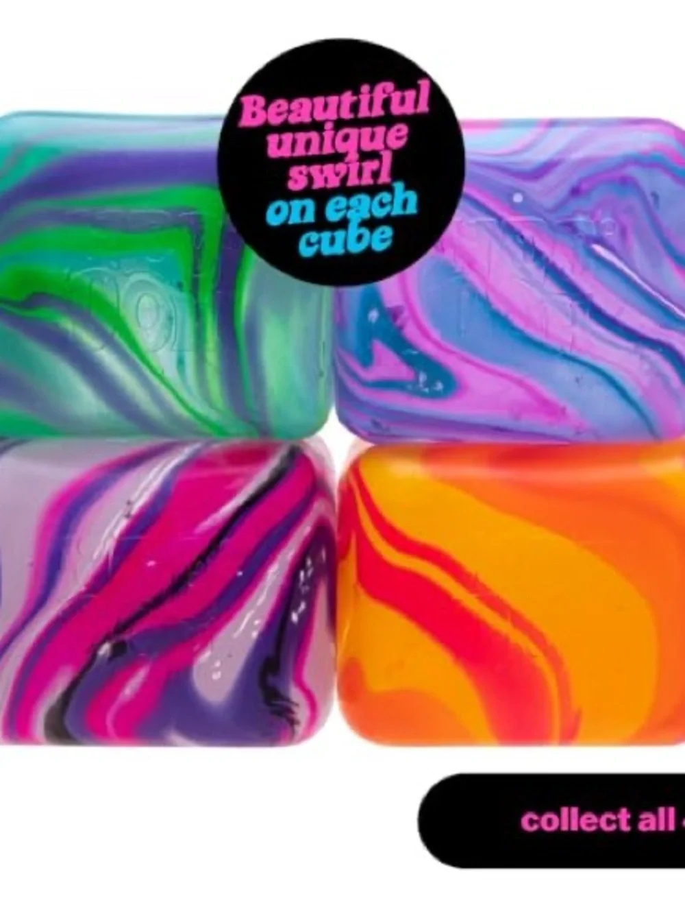 NeeDoh Nice Cube Swirl - Green/Blue 💚💙Swirl